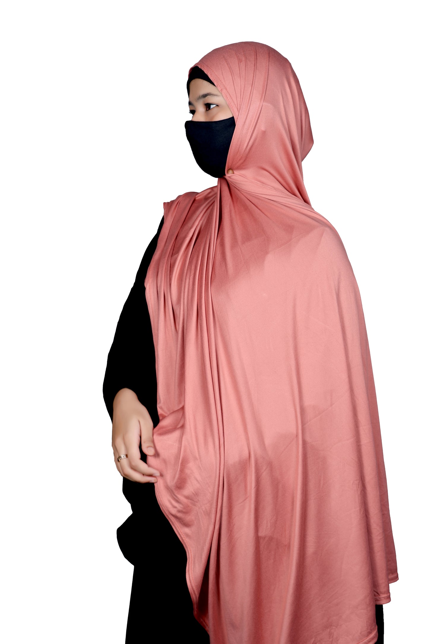 Premium Jersey Hijabs - Spiced Apricot