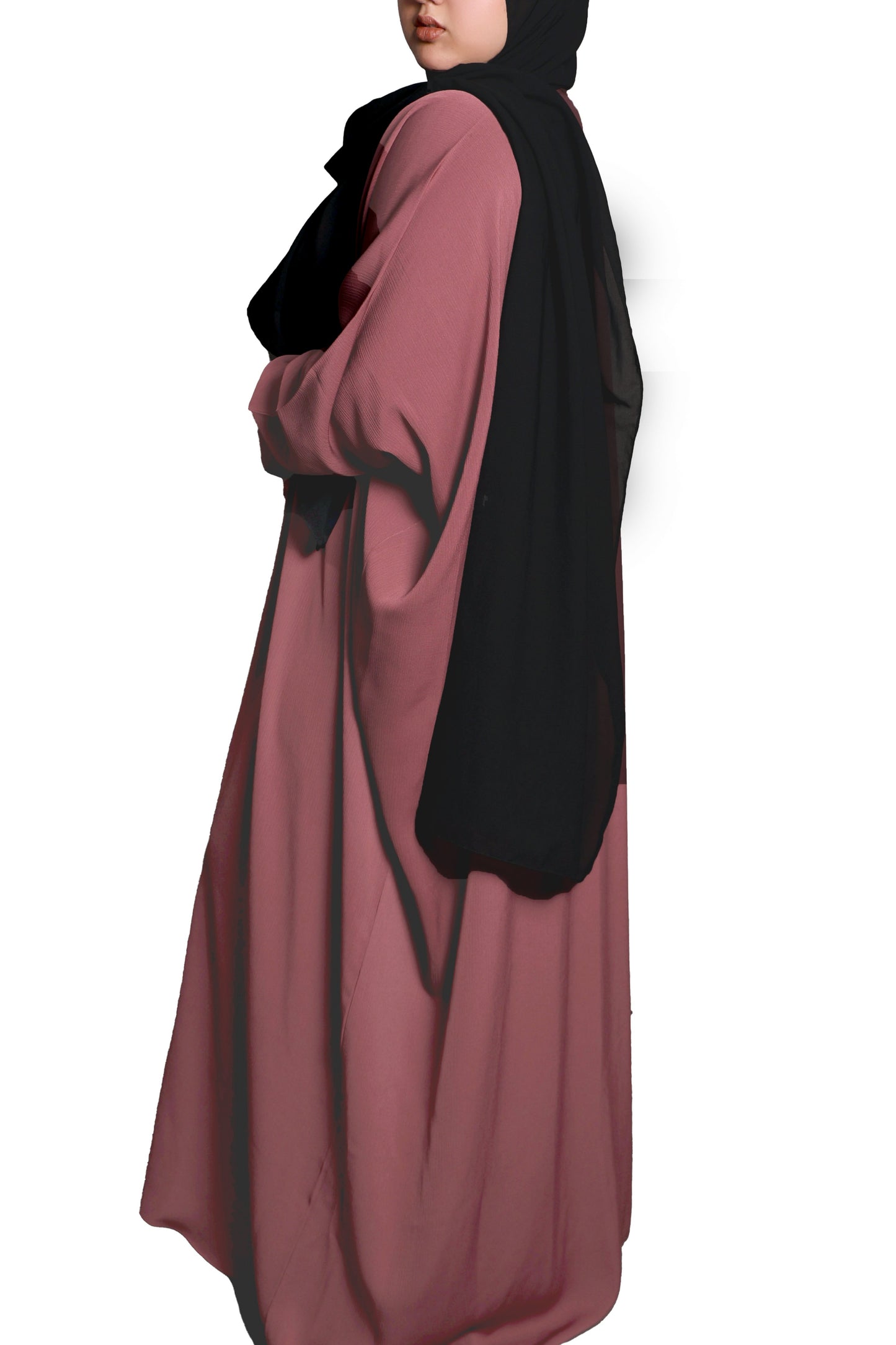 Serene Kaftan Abaya - Pink