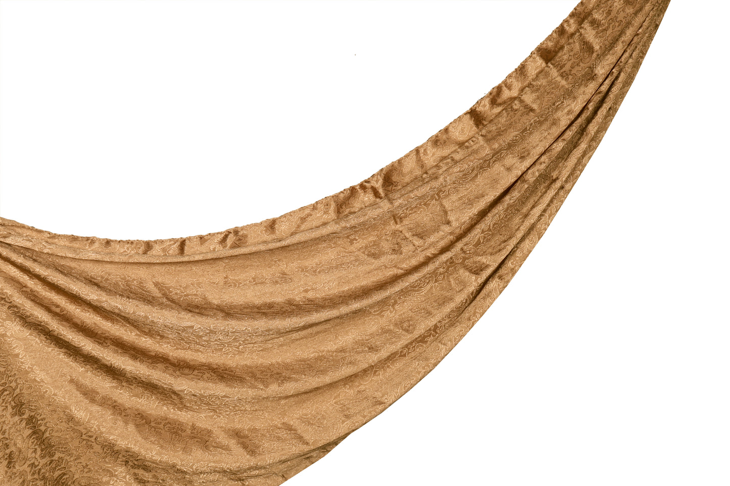 Self-Print Satin Hijab - Maple Glaze