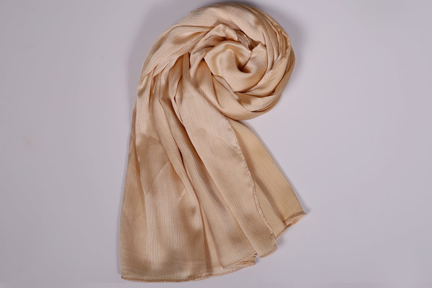 Luxe Muna Satin Hijab- Gilded