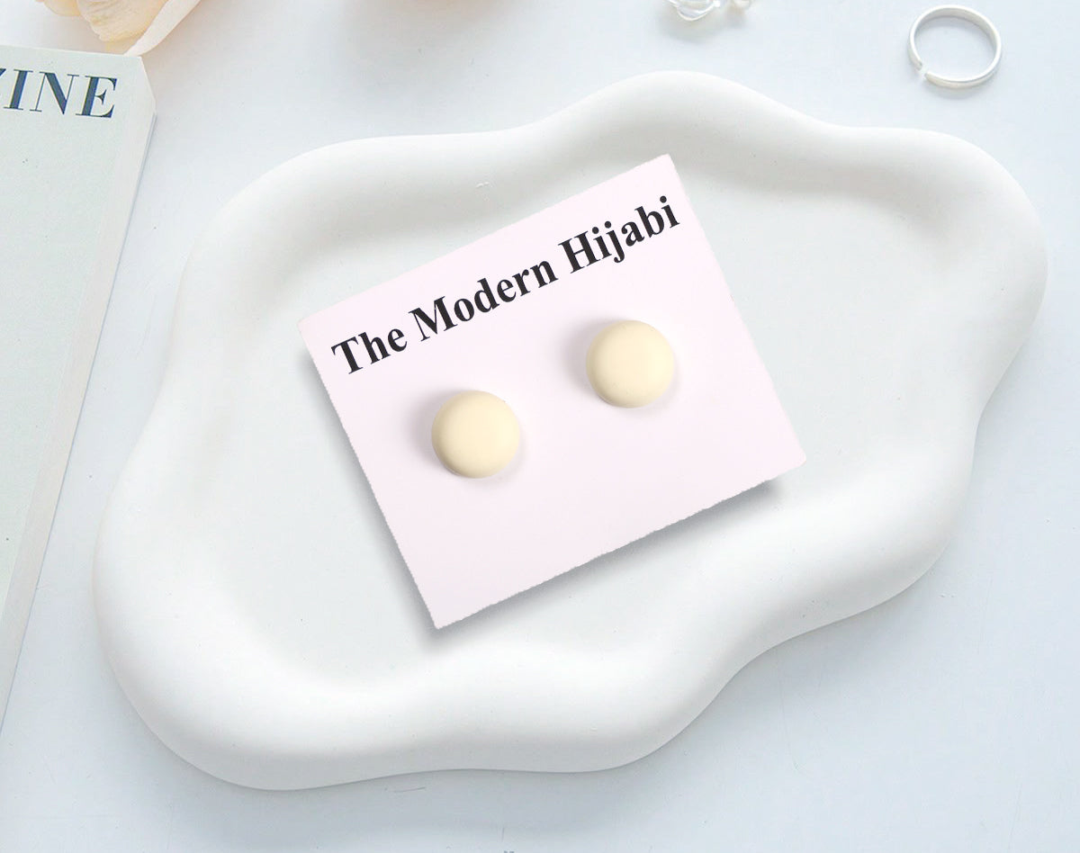 Ultra-Strong Magnet Pins (Per Pair) - Cream