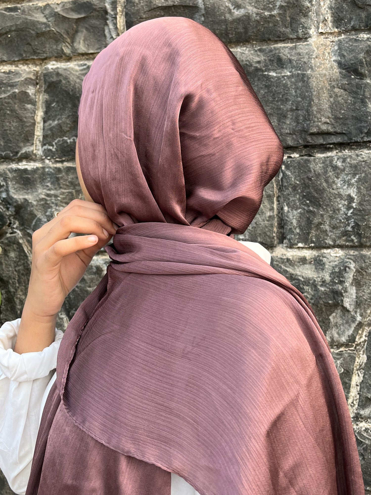 Luxe Muna Satin Hijabs