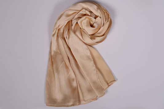 Luxe Muna Satin Hijab- Gilded