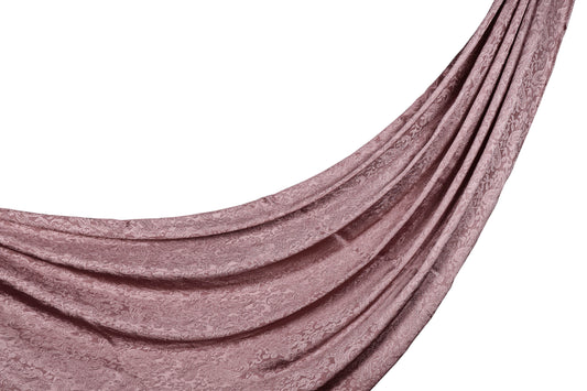 Self-Print Satin Hijab - Pink Ice