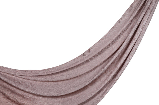 Self-Print Satin Hijab - Mauve Mist